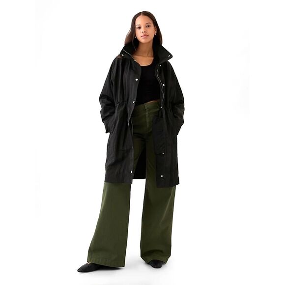 NWT  GAP Oversized Nylon Parka size M - Picture 1 of 9